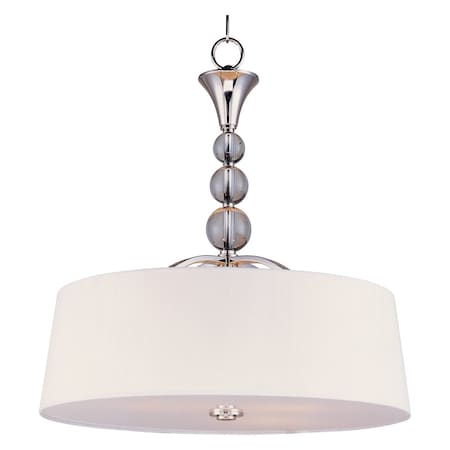 Maxim Four Light Polished Nickel Foyer Hall Pendant 12753WTPN